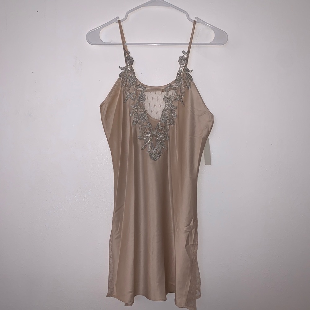 Flora- Beige Lingerie Top